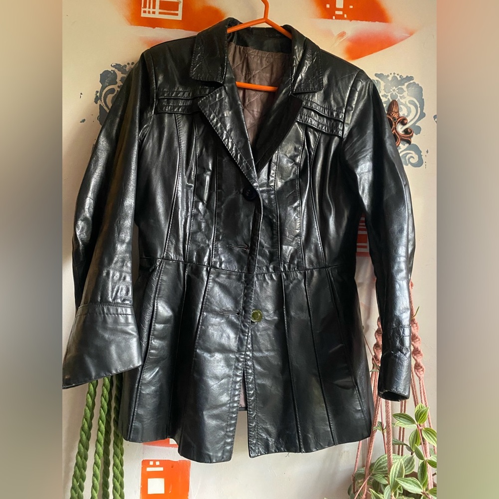Black Leather Jacket s/m